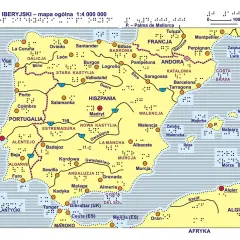 Gdzie jest półwysep iberyjski? Kompletna mapa z lokalizacją w Europie