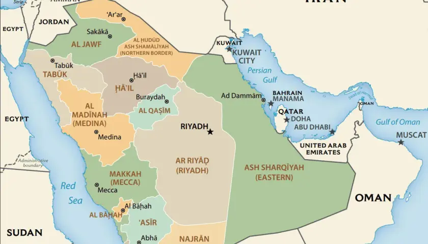 Gdzie jest półwysep arabski: poznaj dokładne położenie geograficzne
