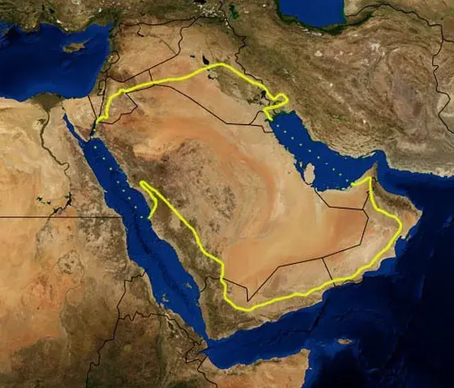 Zdjęcie Gdzie jest półwysep arabski: poznaj dokładne położenie geograficzne