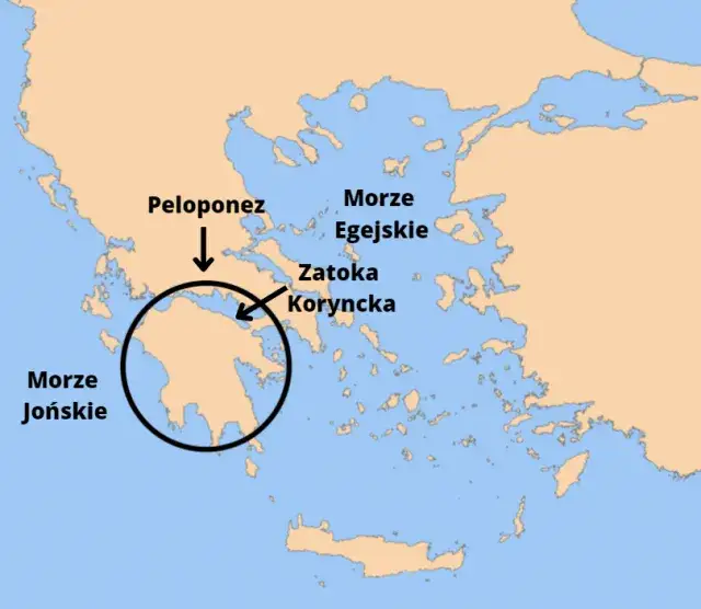 Zdjęcie Gdzie leży półwysep Peloponez: szczegółowa lokalizacja w Grecji